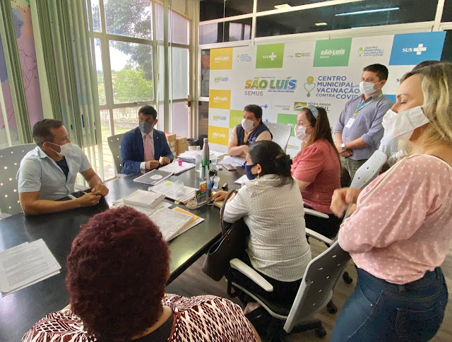 Deputado Wellington se reúne com Secretário de São Luís em busca de melhorias para o posto de saúde da Janaína Deputado Wellington se reúne com Secretário de São Luís em busca de melhorias para o posto de saúde da Janaína