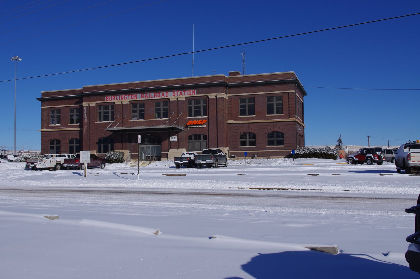 Railhead Burlington Northern Depot, Casper Wyoming