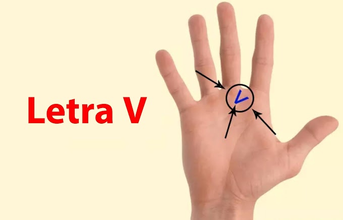 Si tiene una letra 'V' en la palma de su mano, esto es lo que significa