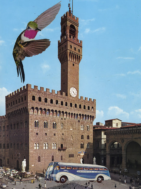 Altered photos in Florence Italy tour guide