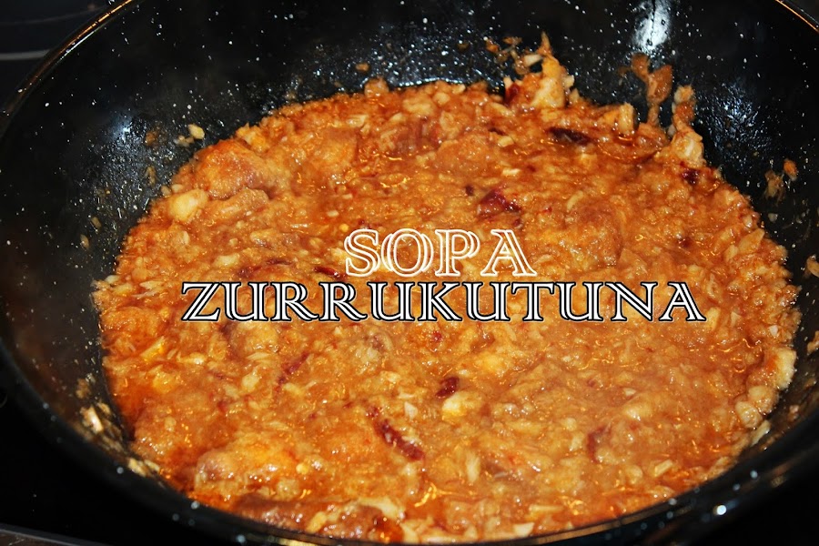 SOPA DE AJO CON BACALAO (ZURRUKUTUNA)