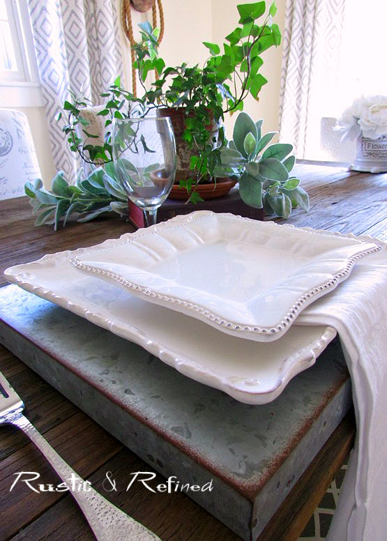 Entertaining Hacks with creative placemat ideas Rustic & Refined