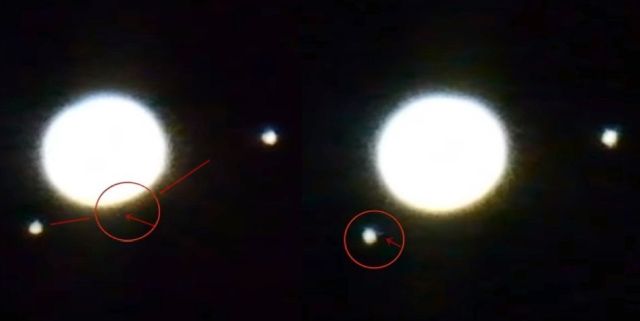 Multiple Craft crossing in front of the Planet Jupiter  Alien-spaceships-planet-jupiter