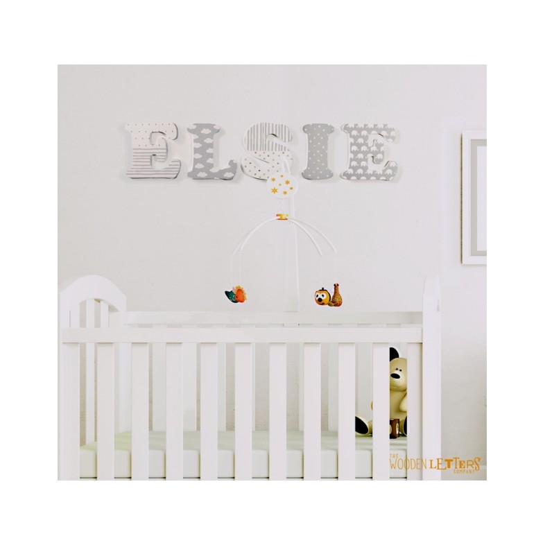 Wooden Letters For Nursery Thankyou Letter