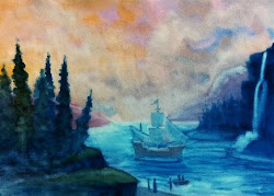 wet waldorf painting grade watercolor paintings 7th explorers block seventh water drawing open