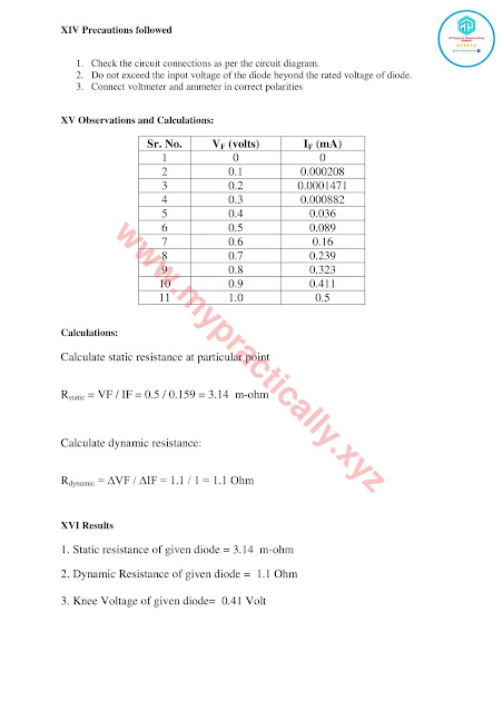 22213 Elements of Electronics| EOE | Lab Manual Answers | Msbte Lab Manual Answers