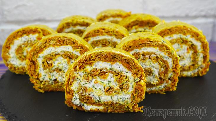 Herkese selamlar. Bugün sizlerle lezzetli ve yumuşak havuçlu rulo