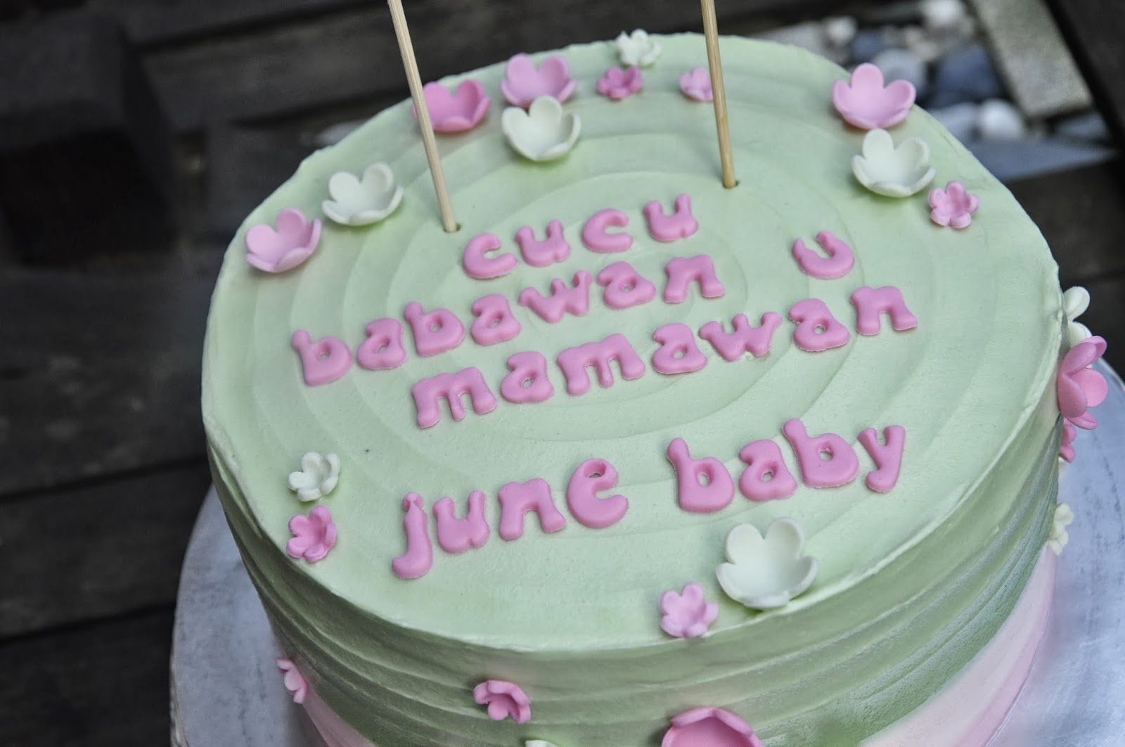 Gula Dan Mentega Birthday Cake June Baby