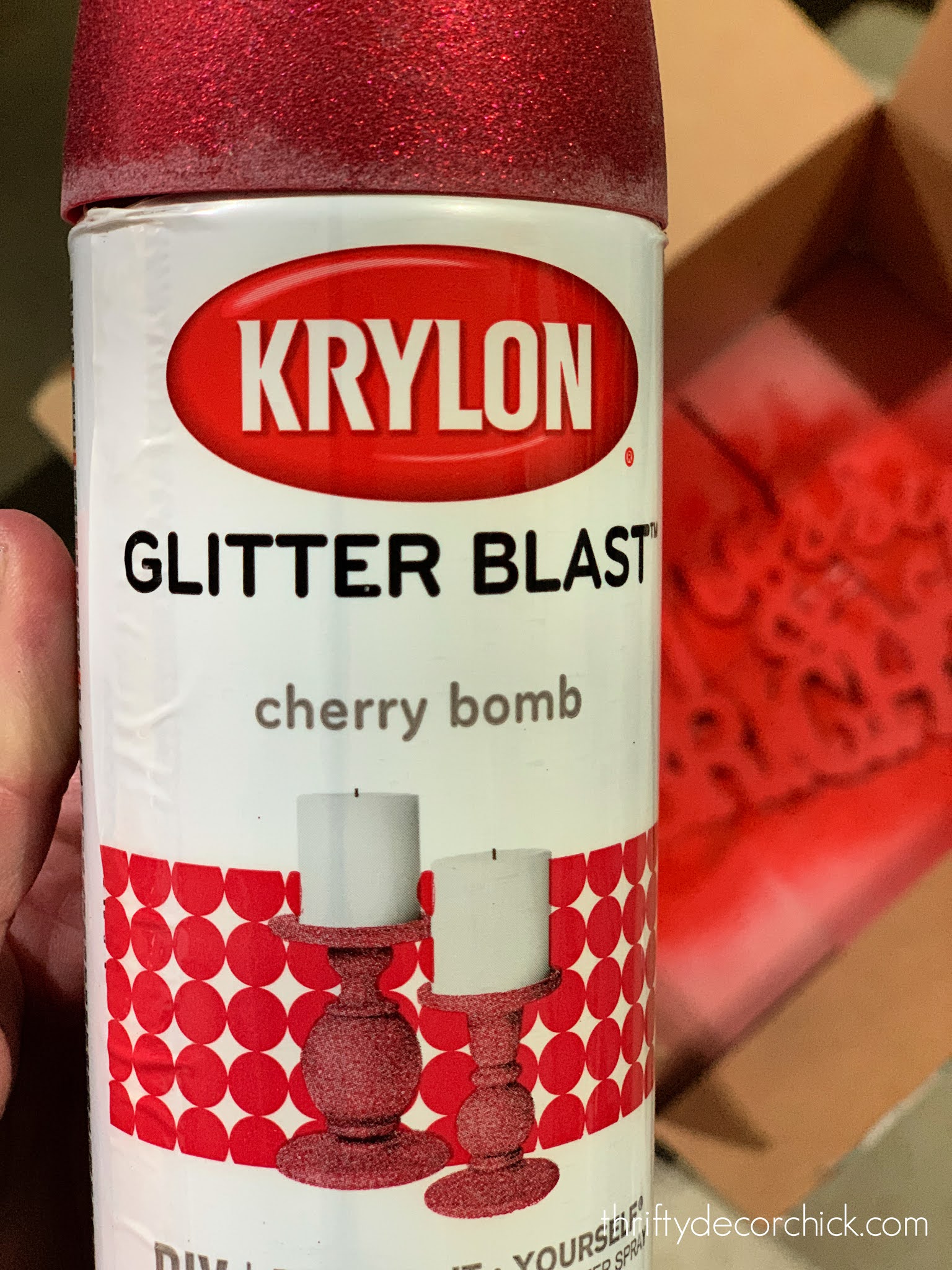 Easy glitter Christmas art ideas Thrifty Decor Chick Thrifty DIY