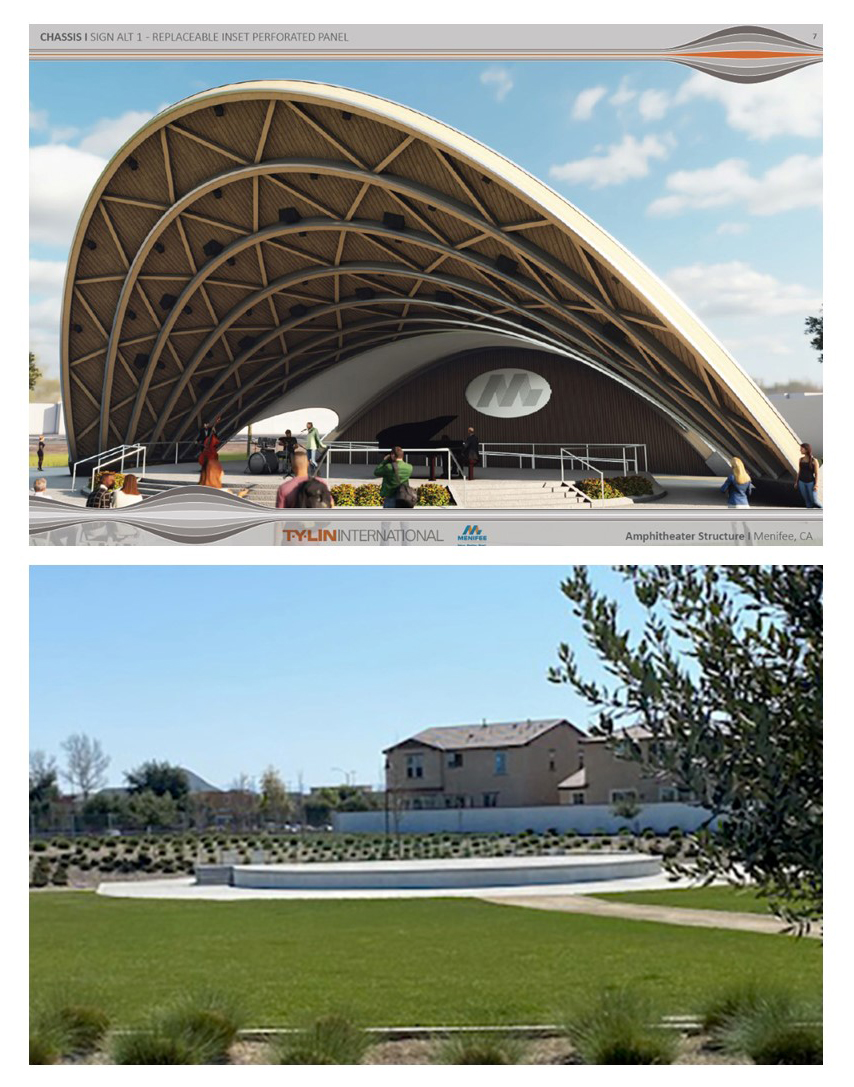 Council OKs design plan for $3.9 million amphitheater Menifee 24/7 picture picture