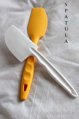 plastic or silicone spatula