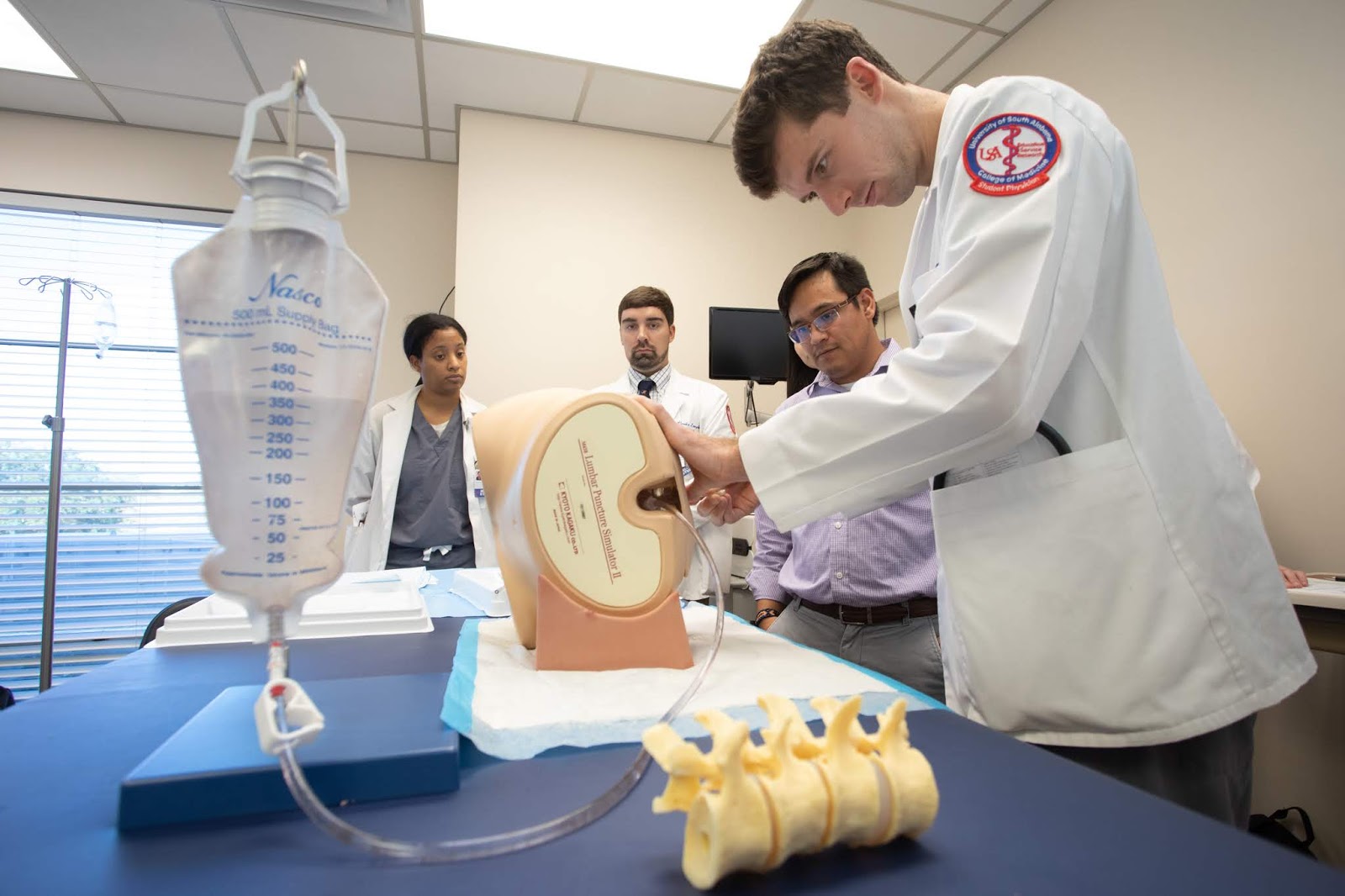 Med School Watercooler Simulation lab the only place in the hospital