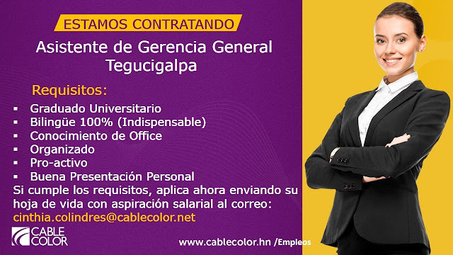 Asistente de Gerencia General - Tegucigalpa