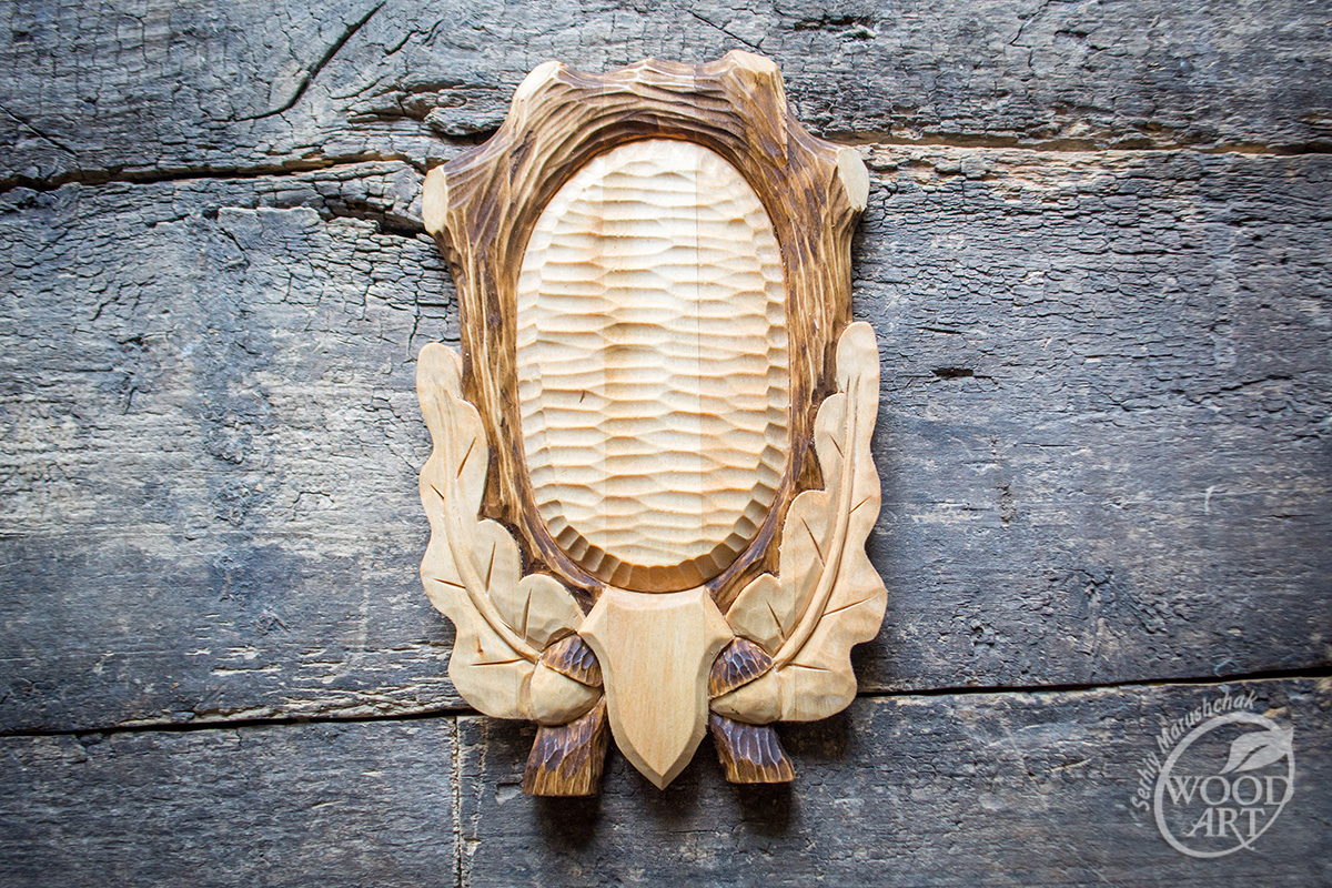 WOODCARVING / Різьблення по дереву: Медальйон "Весняний" / Spring Medallion