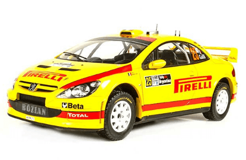 les plus grandes voitures de rallye 1:18 Peugeot 307 WRC 2006 G. Galli