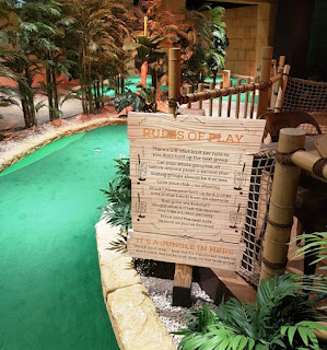 Treetop Adventure Golf course at The Printworks in Manchester Treetop Adventure Golf course at The Printworks in Manchester