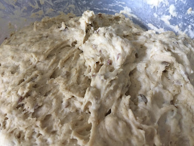 white bread dough