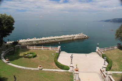 château de Miramare, débarcadère, 