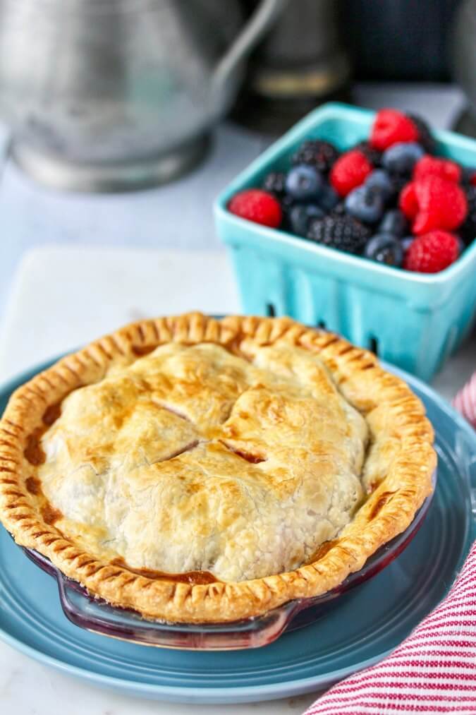 Air Fryer Mini Berry Pie Karen's Kitchen Stories