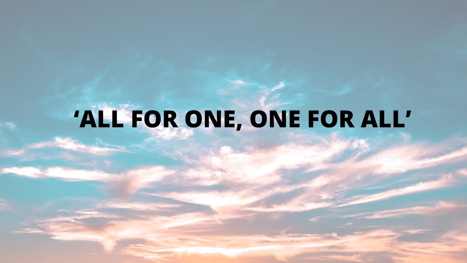 Lovely Linda Loves Life ‘ALL FOR ONE, ONE FOR ALL’ Lovely Linda Loves Life ‘ALL FOR ONE, ONE FOR ALL’