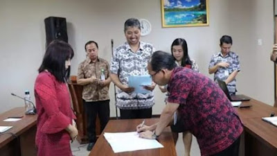 Glady Kawatu Pimpin Penandatanganan Pakta Integritas Sekretariat Dewan Provinsi Sulut