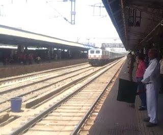 gatiman express train running at fast speed