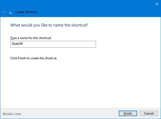 Menambahkan Slide to Shutdown pada Windows 10 Menambahkan Slide to Shutdown pada Windows 10
