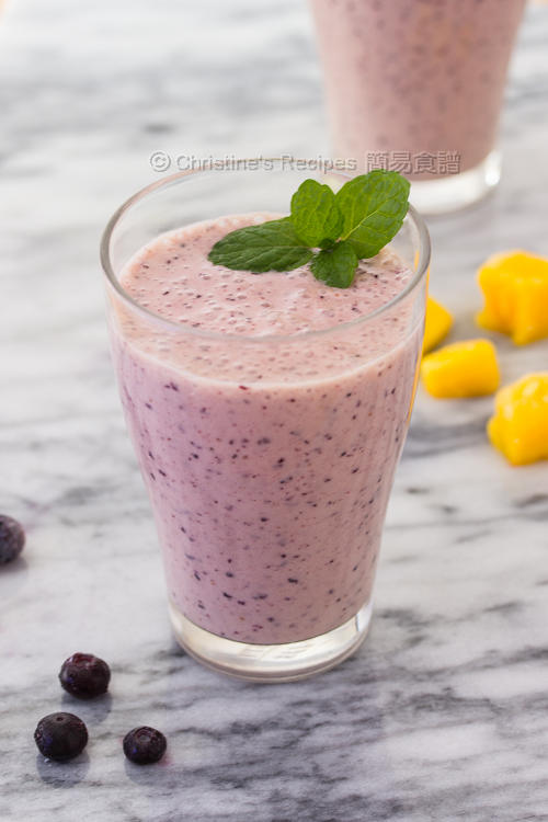 芒果藍莓果泥 Mango Blueberry Smoothie01