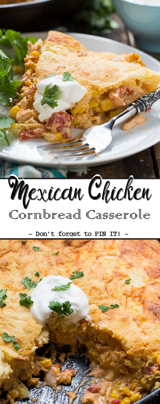 Mexican Chicken Cornbread Casserole Just Easy Recipe