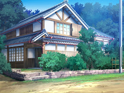 anime background landscape resort nice quiet places