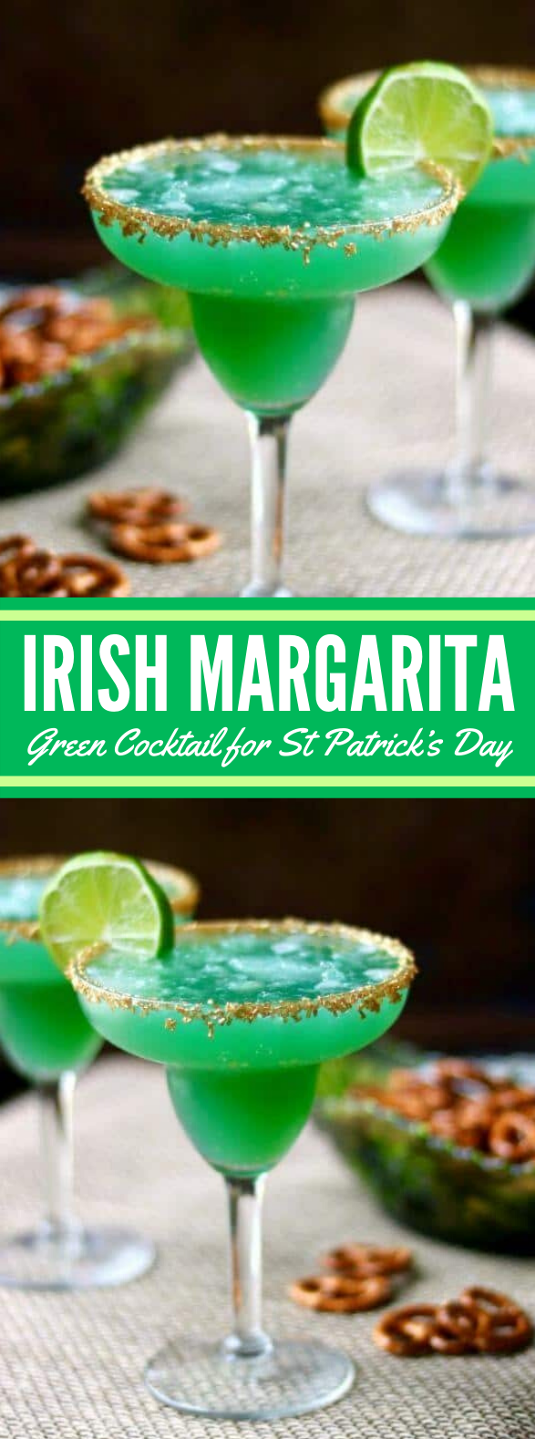 Irish Margarita Recipe: Green Cocktail for St Patrick’s Day #drinks #partydrink