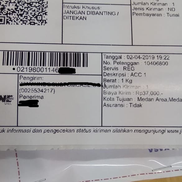 No Resi Dan Bukan No Resi