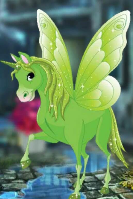 Games4King Gleeful Green Unicorn Escape