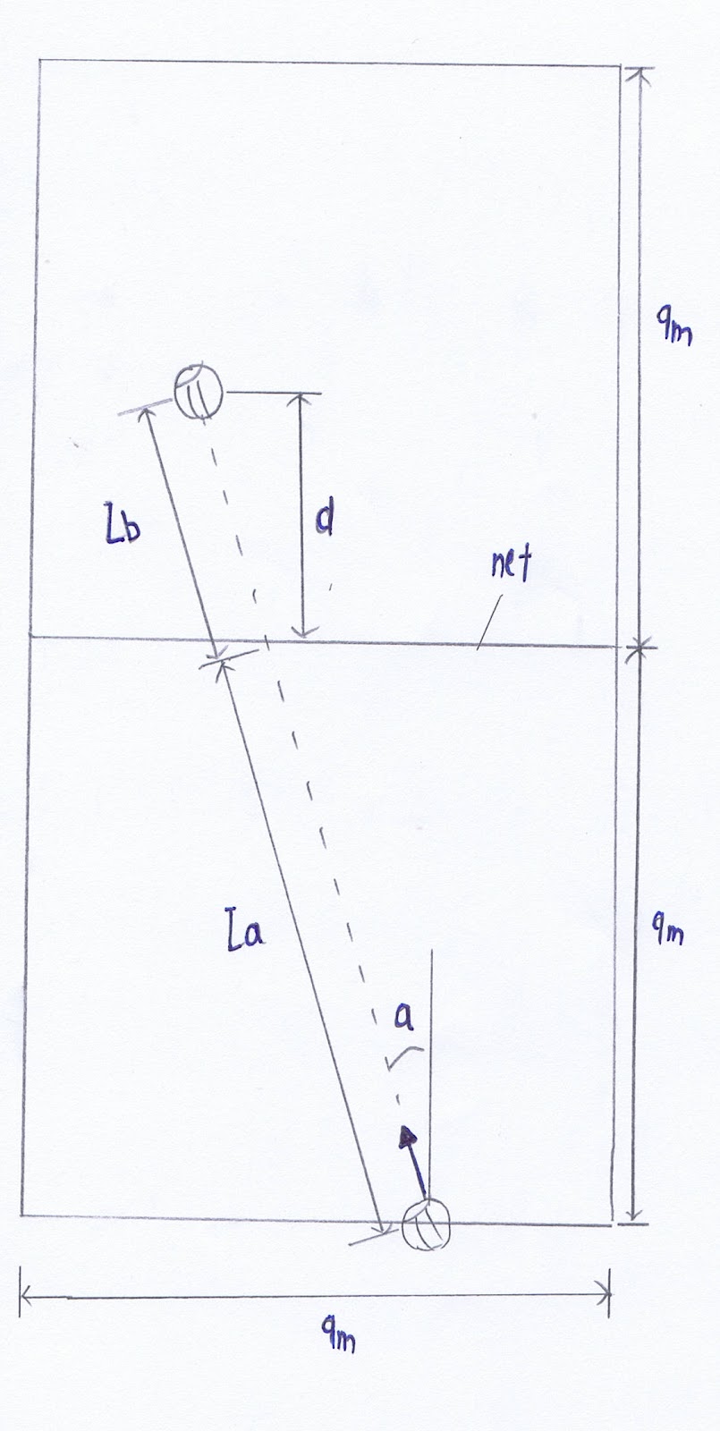 Physics of Volleyball The Serve Fig. 1