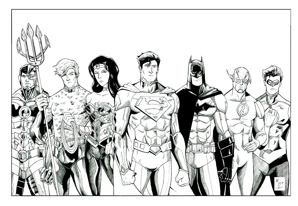 Justice League Coloring Pages To Print 2 ~ Coloring Pages