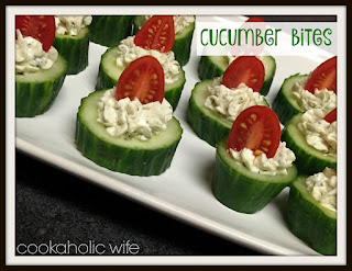 Cucumber Bites - Cookaholic Wife