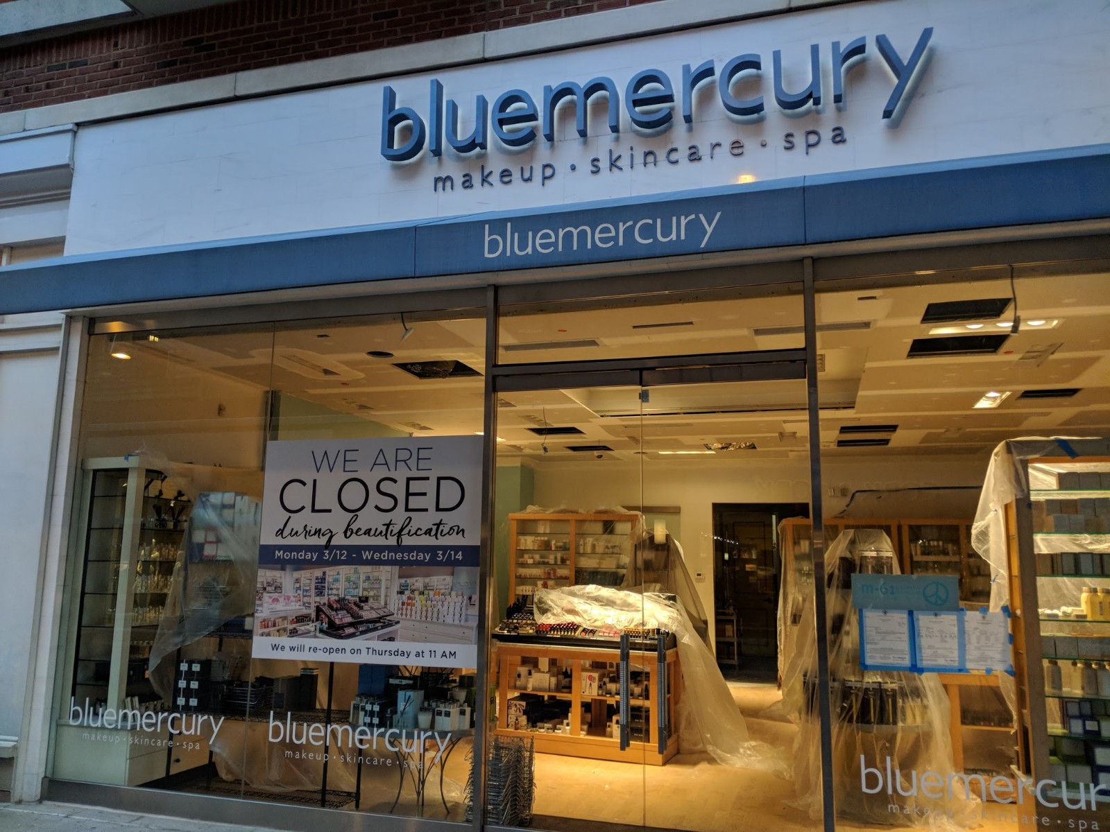 Robert Dyer Bethesda Row bluemercury closed through Wednesday for