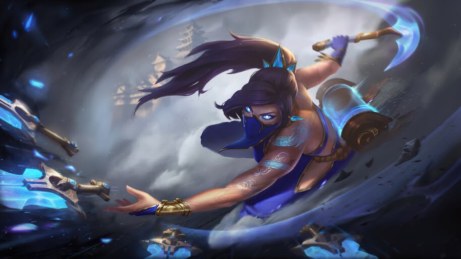 Akali, Hextech, LoL, Art, 4K, #7.1983