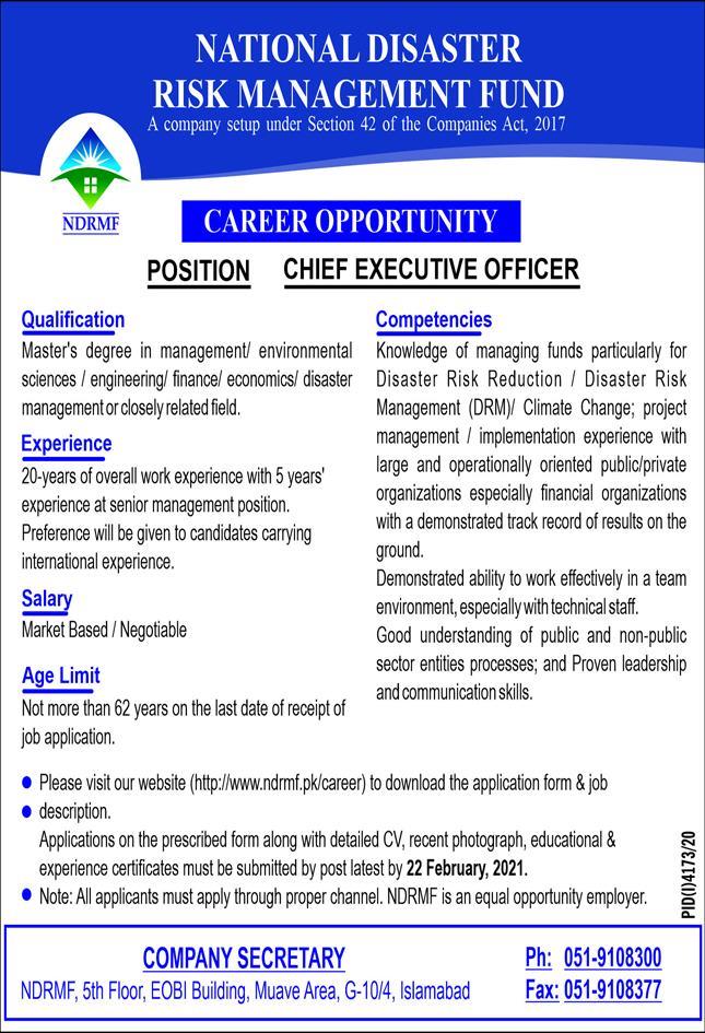 chief executive officer job description - job opportunity 2021