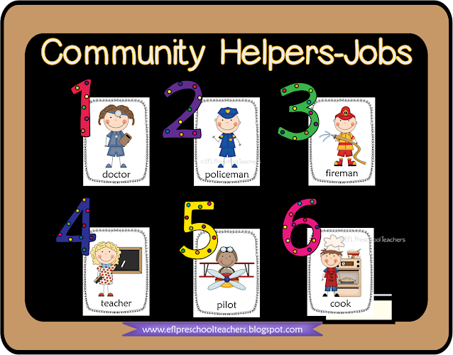 Community helpers unit questions for preschool