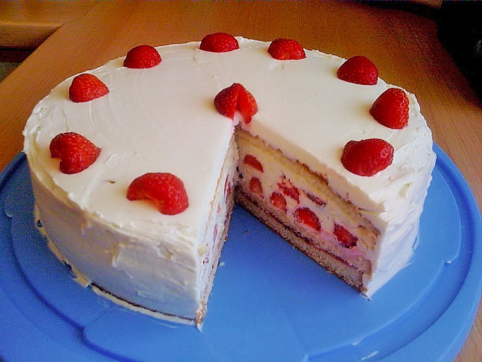 Tiramisu Rezepte: Schnelle Erdbeer Mascarpone Torte