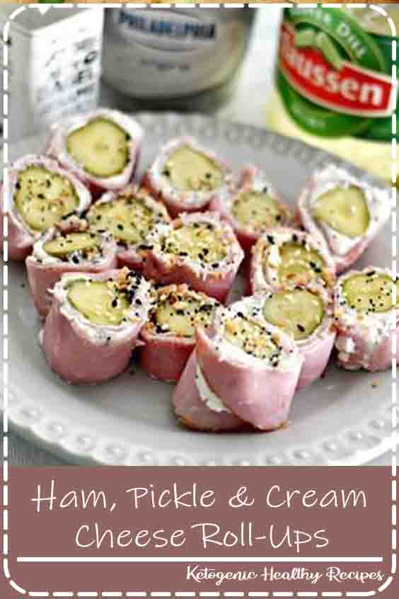 Ham, Pickle & Cream Cheese RollUps Baking Recipes Idea