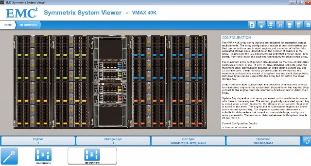 Emc sae symmetrix vmax. System views. 2+3. Remote utilities.