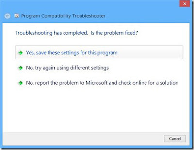 Save the settings that work