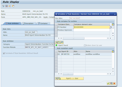 SAP ABAP Central: S/4 Purchase Order Flexible Workflow: Agent ...
