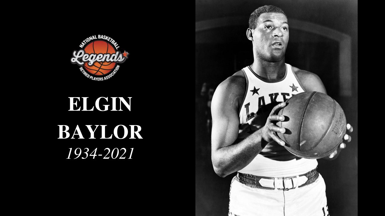 Rest In Peace NBA great Elgin Baylor