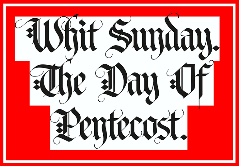 ZEPHYRINUS. Whit Sunday. The Day Of Pentecost.