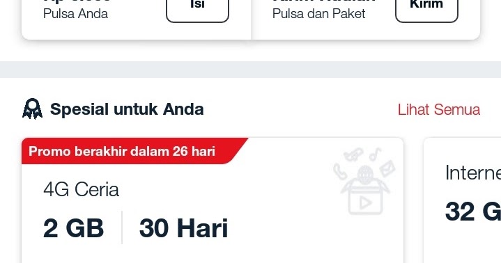 Internet Telkomsel 4g Ceria 2gb Rp 5 Ribu Sangat Murah System Impian