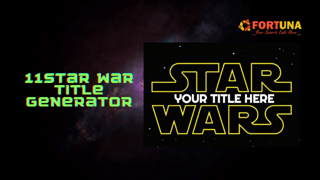 Star War Title Generator