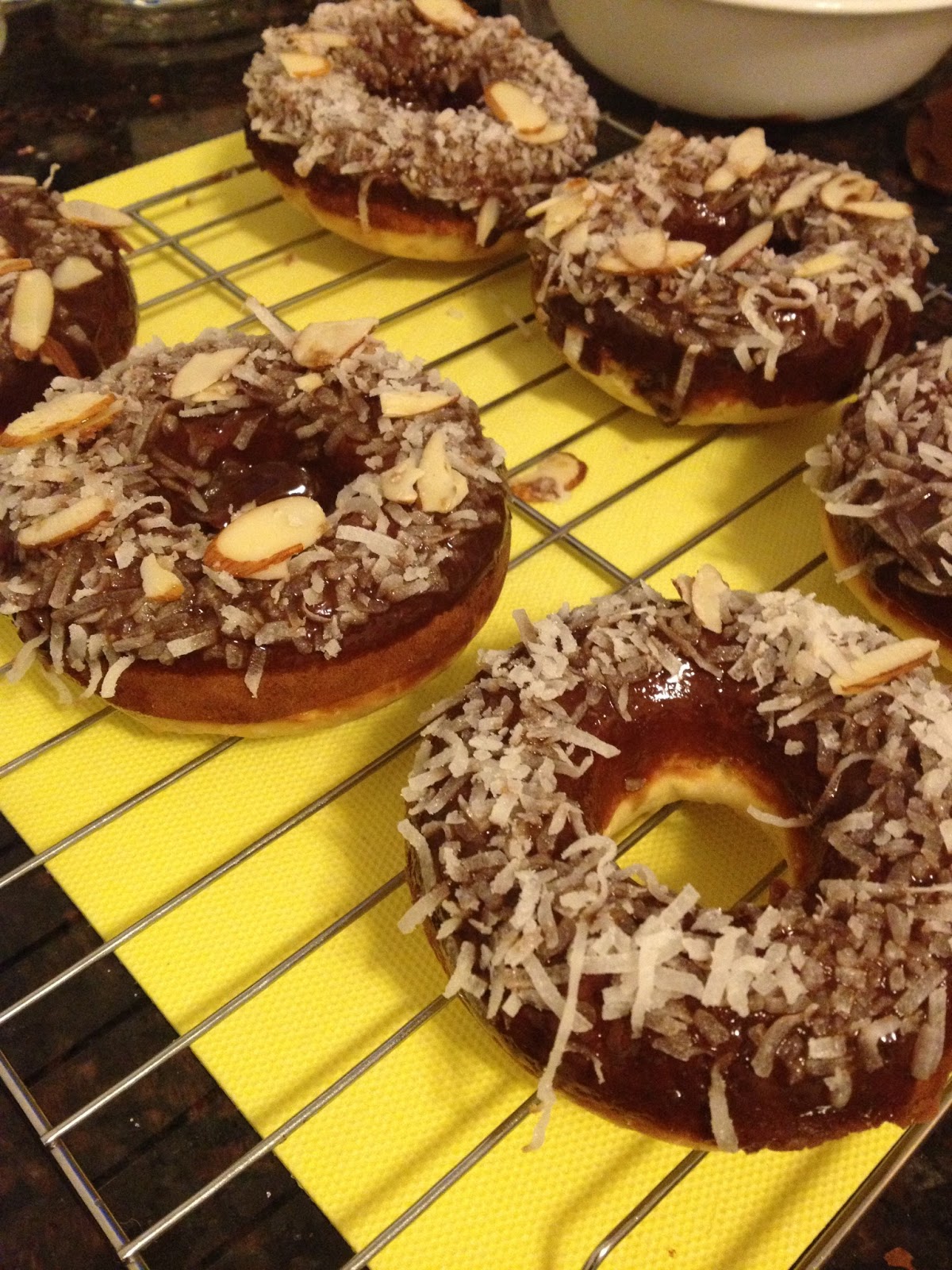 This Couple Cooks Almond Joy + Donut